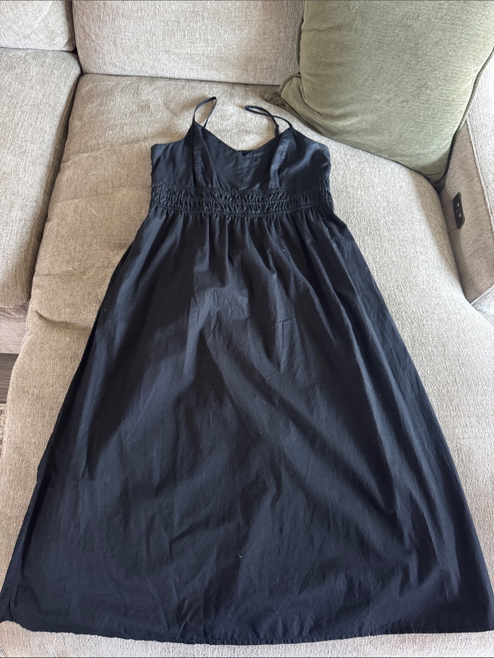 Old Navy Black Spaghetti Strap Dress
